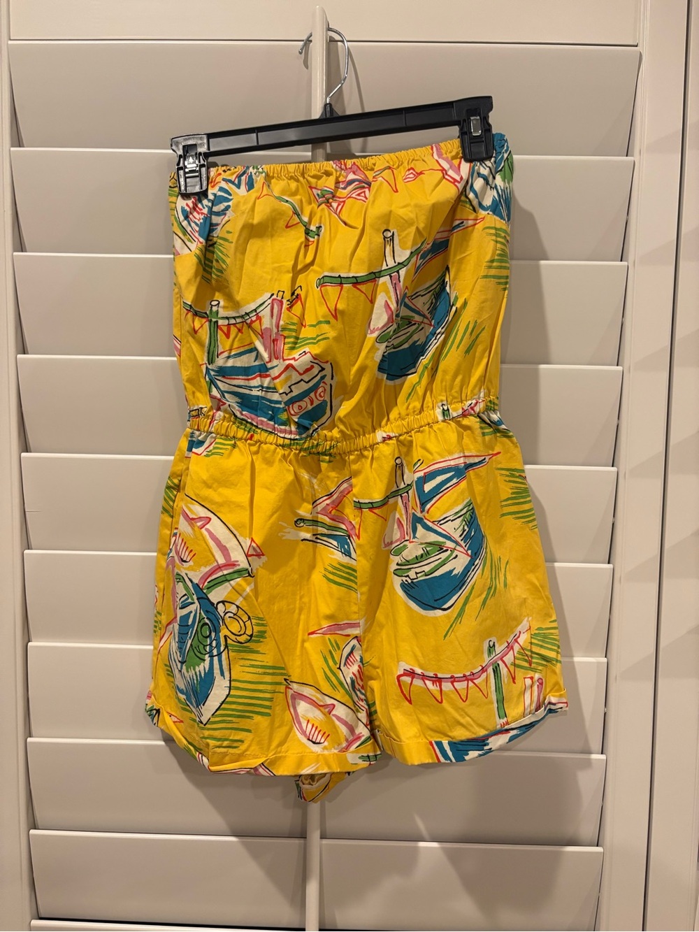 Kimchi blue palm beach strapless romper - Picture 2 of 4